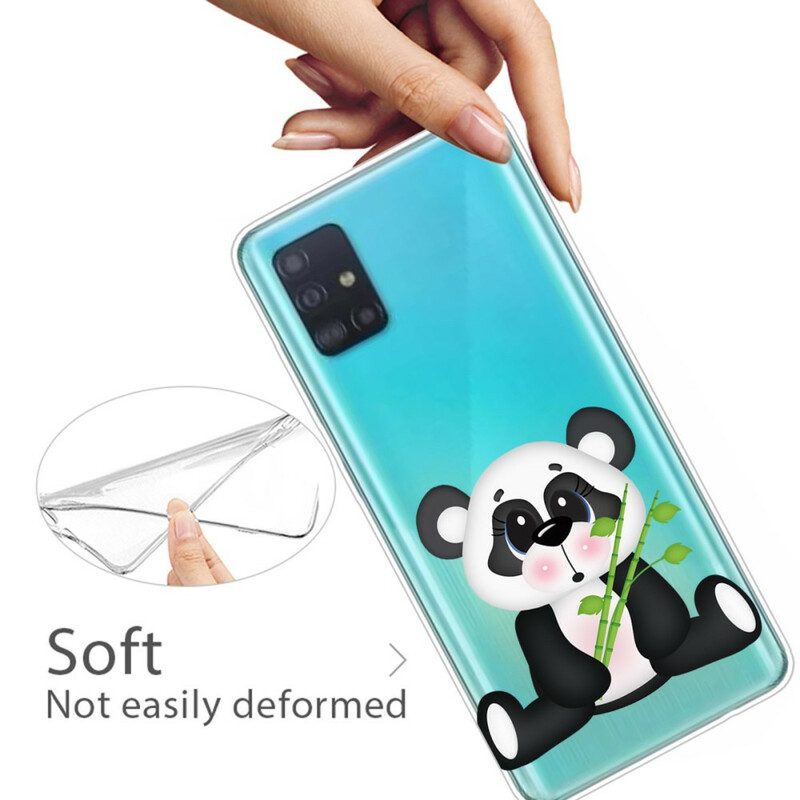 Skal För Samsung Galaxy A71 Transparent Sad Panda