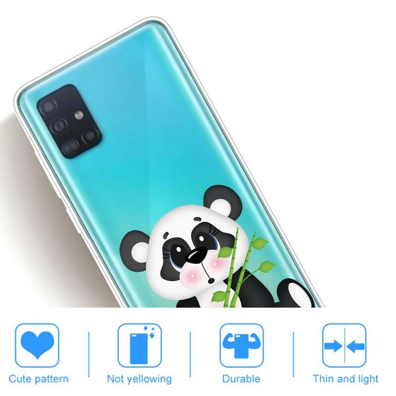 Skal För Samsung Galaxy A71 Transparent Sad Panda