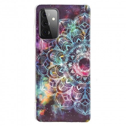 Skal För Samsung Galaxy A72 4G / 5G Fluorescerande Färgglada Mandala