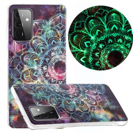 Skal För Samsung Galaxy A72 4G / 5G Fluorescerande Färgglada Mandala