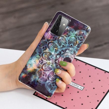 Skal För Samsung Galaxy A72 4G / 5G Fluorescerande Färgglada Mandala