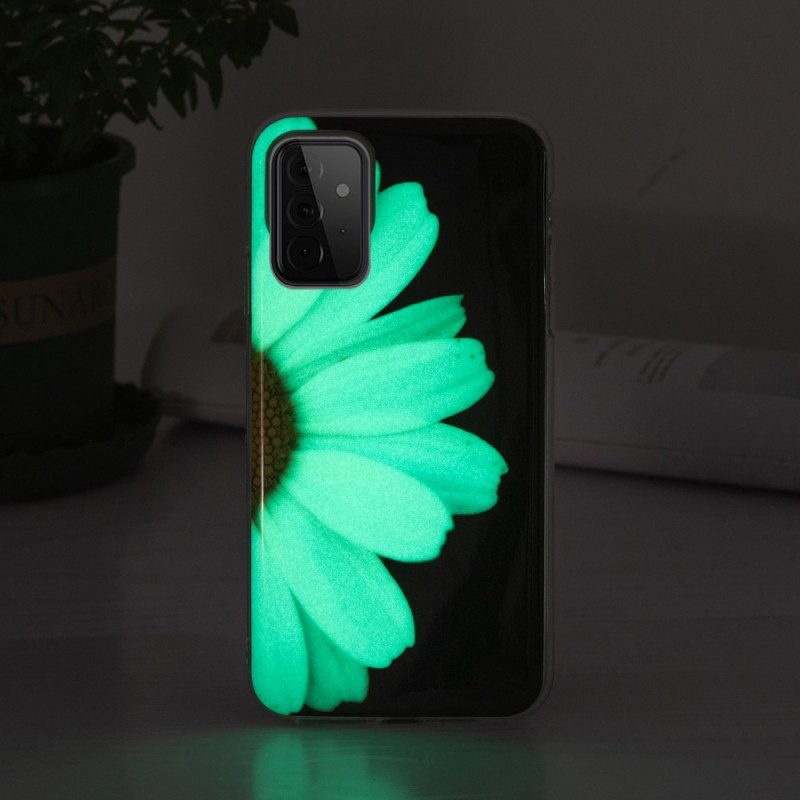 Skal För Samsung Galaxy A72 4G / 5G Fluorescerande Flower Series