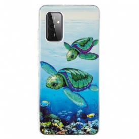 Skal För Samsung Galaxy A72 4G / 5G Fluorescerande Sköldpaddor