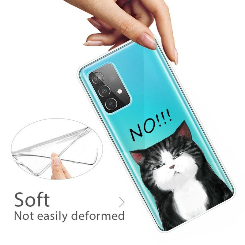 Skal För Samsung Galaxy A72 4G / 5G Katten Som Säger Nej