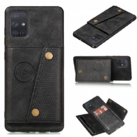 Skal För Samsung Galaxy A72 4G / 5G Plånboksfodral Snap-plånbok