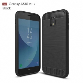 Skal För Samsung Galaxy J3 2017 Borstad Kolfiber