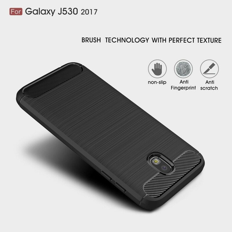 Skal För Samsung Galaxy J5 2017 Borstad Kolfiber