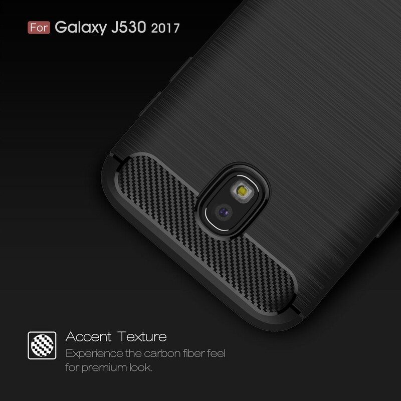 Skal För Samsung Galaxy J5 2017 Borstad Kolfiber