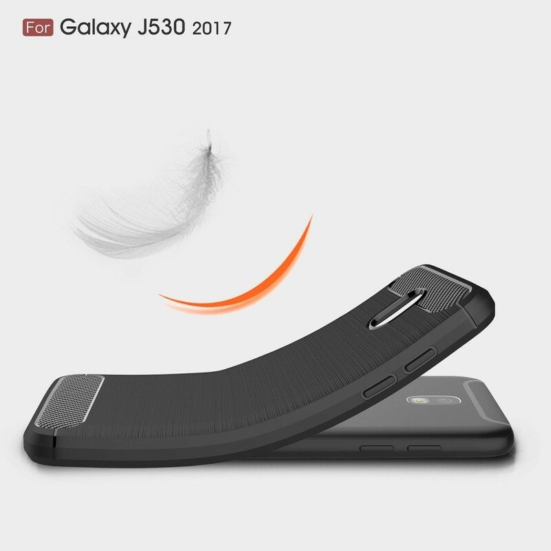Skal För Samsung Galaxy J5 2017 Borstad Kolfiber