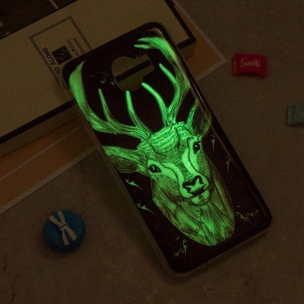 Skal För Samsung Galaxy J6 Fluorescerande Majestic Stag