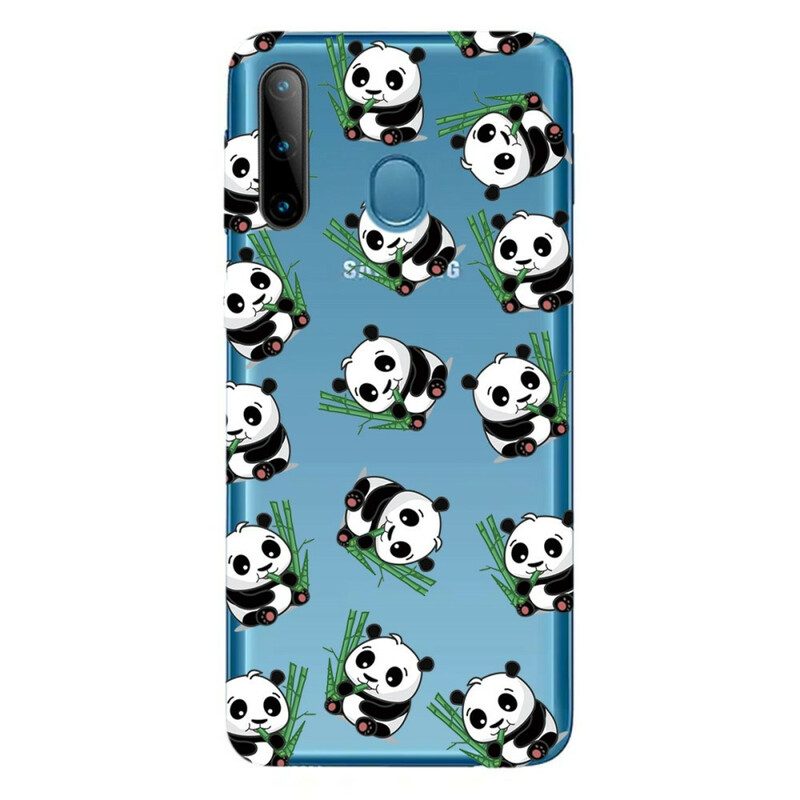Skal För Samsung Galaxy M11 Top Pandas Fun