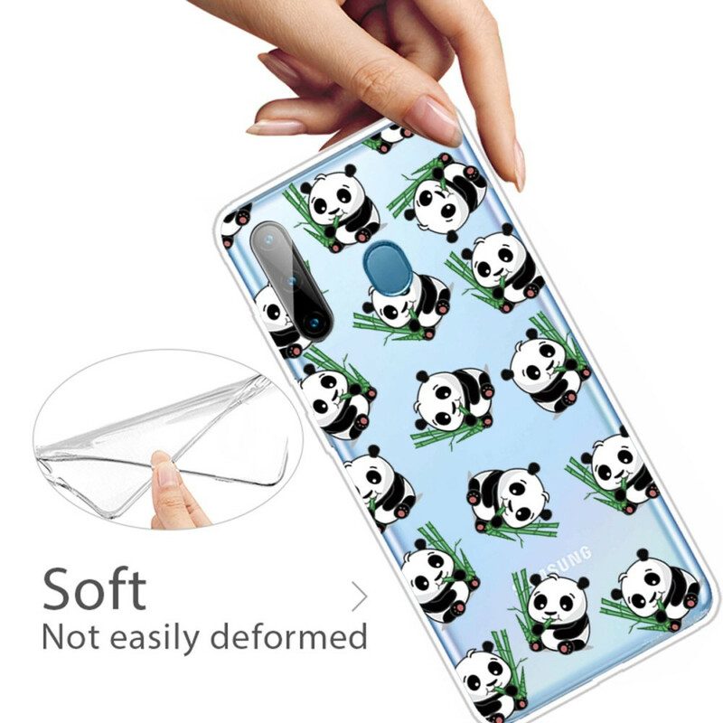 Skal För Samsung Galaxy M11 Top Pandas Fun