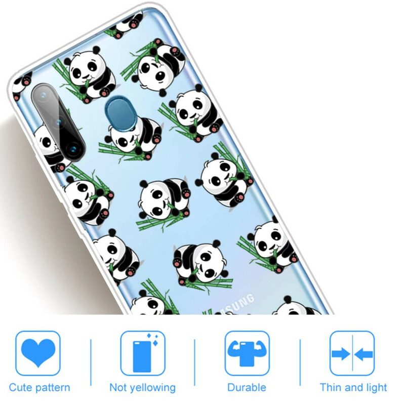 Skal För Samsung Galaxy M11 Top Pandas Fun