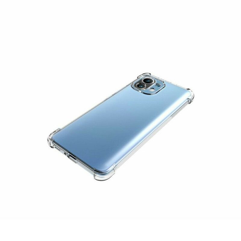 Skal För Samsung Galaxy M11 Transparenta Förstärkta Hörn