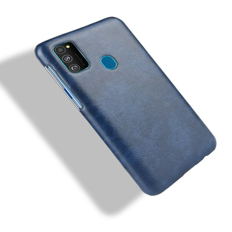 Skal För Samsung Galaxy M21 Lichi-lädereffekt