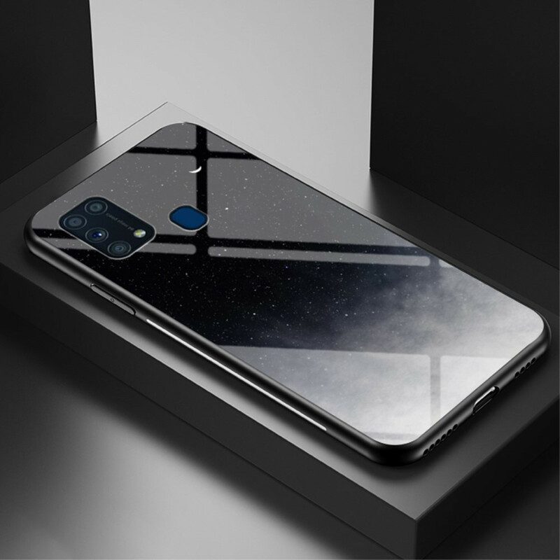Skal För Samsung Galaxy M31 Skönhet Härdat Glas