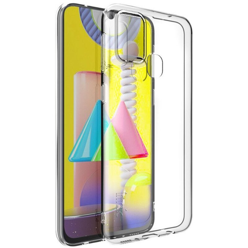 Skal För Samsung Galaxy M31 Transparent Bild