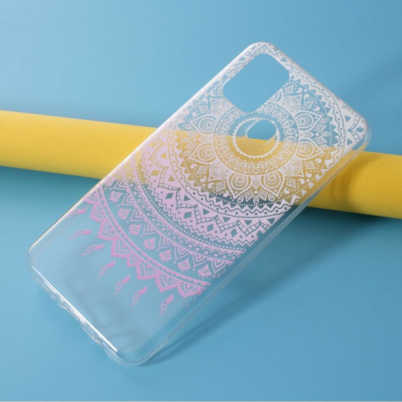 Skal För Samsung Galaxy M31 Transparent Färgad Mandala