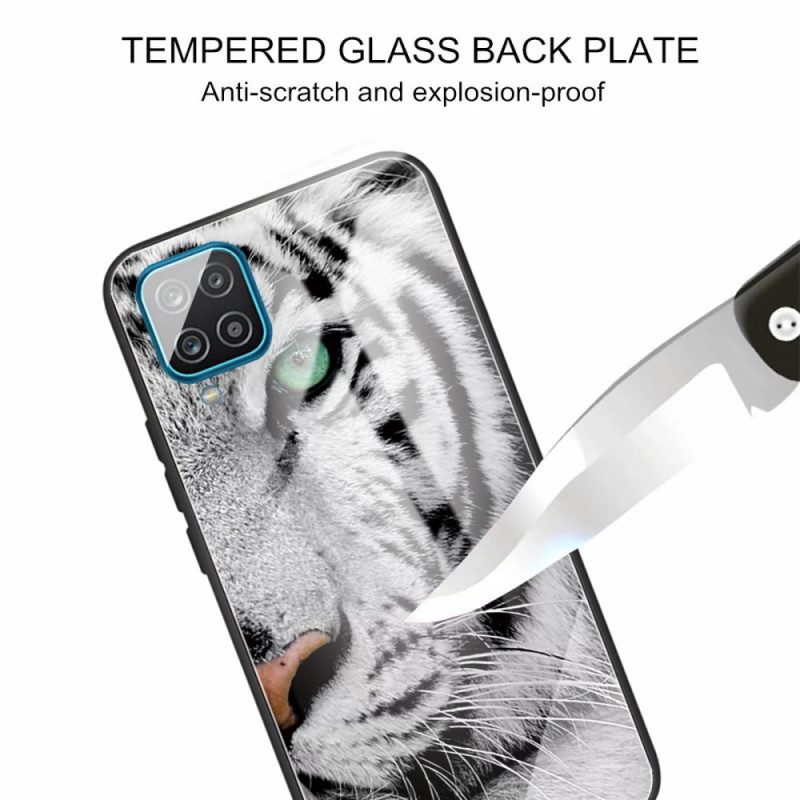 Skal För Samsung Galaxy M32 Tiger Härdat Glas