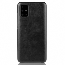 Skal För Samsung Galaxy M51 Lichi-lädereffekt