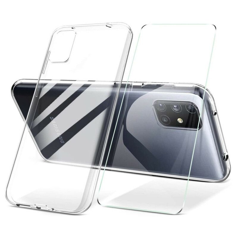 Skal För Samsung Galaxy M51 Skärm I Härdat Glas