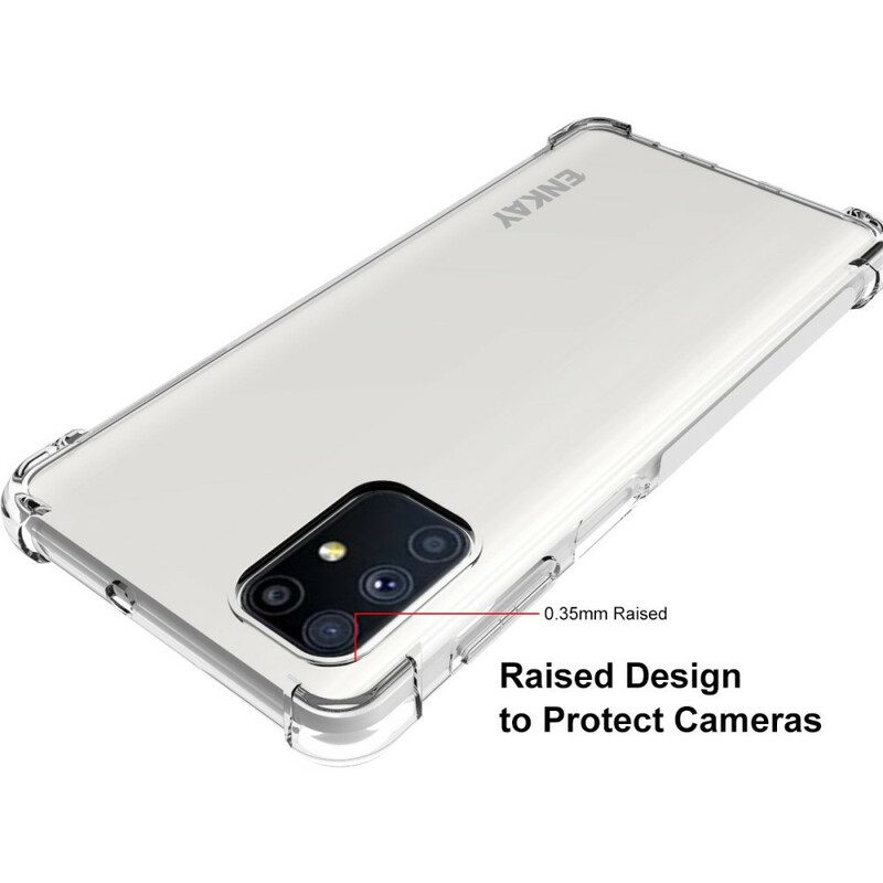 Skal För Samsung Galaxy M51 Transparent Enkay