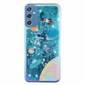 Skal För Samsung Galaxy M52 5G Astronaut