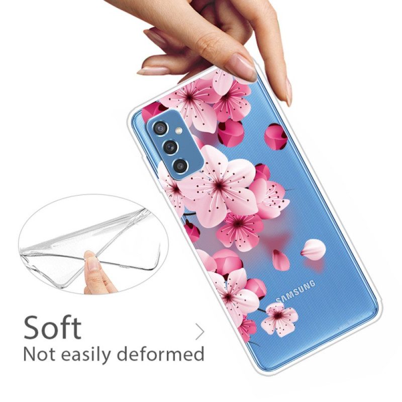 Skal För Samsung Galaxy M52 5G Blomsteregn