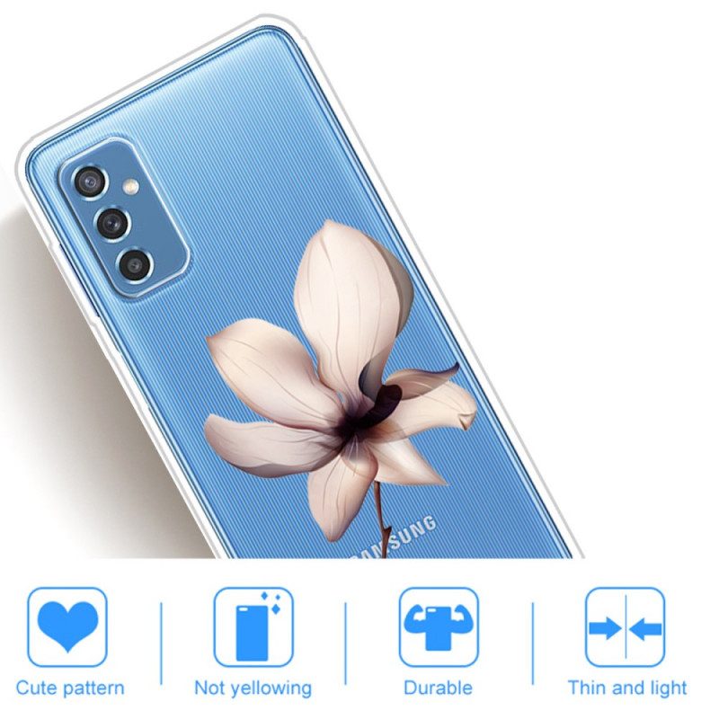 Skal För Samsung Galaxy M52 5G Bräcklig Blomma