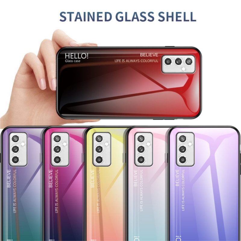 Skal För Samsung Galaxy M52 5G Hej Härdat Glas