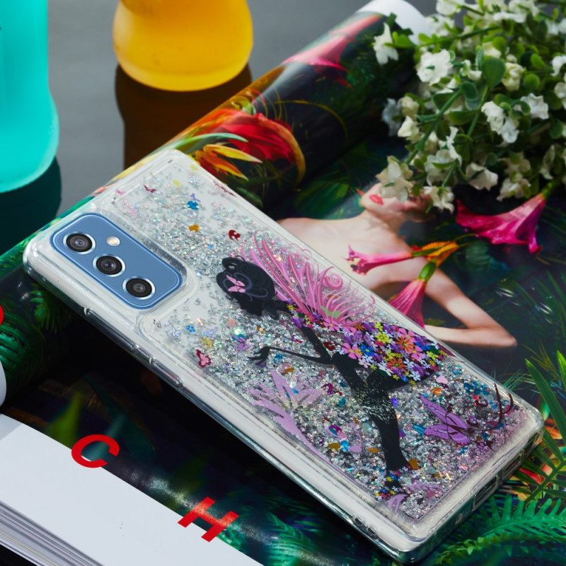 Skal För Samsung Galaxy M52 5G Princess Glitter