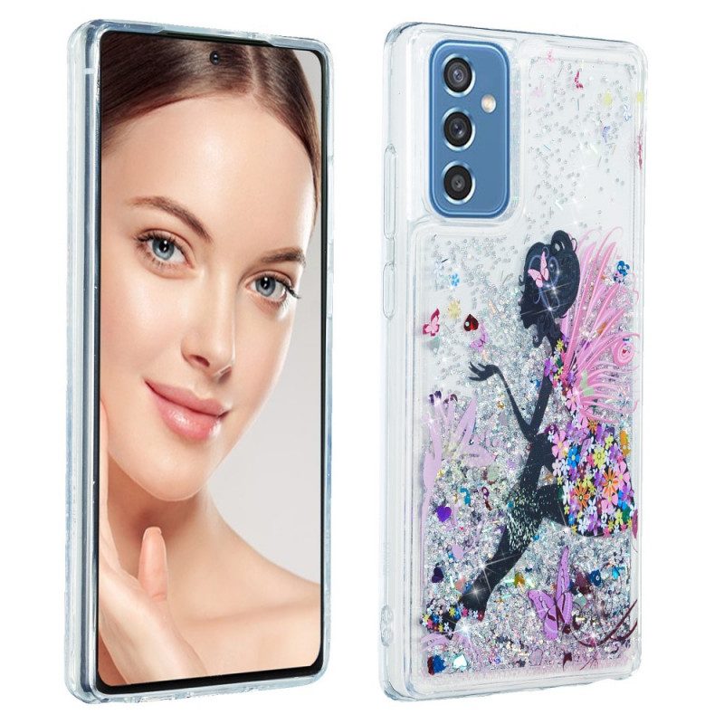 Skal För Samsung Galaxy M52 5G Princess Glitter