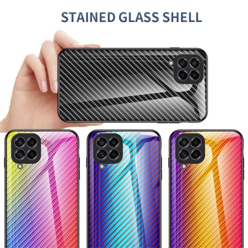 Skal För Samsung Galaxy M53 5G Kolfiberhärdat Glas