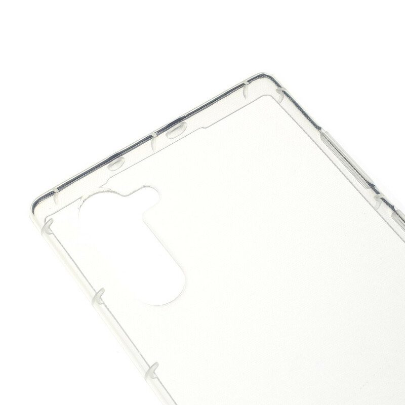 Skal För Samsung Galaxy Note 10 Klar Flexibel Silikon
