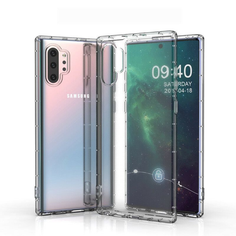 Skal För Samsung Galaxy Note 10 Plus Förstärkt Transparent