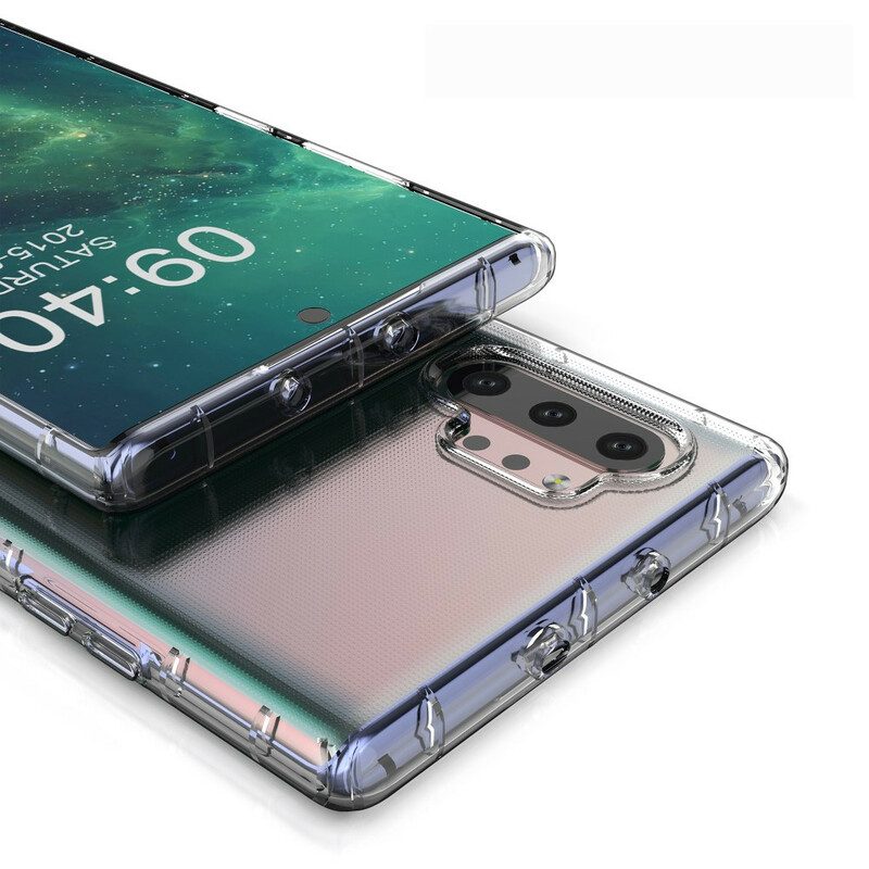 Skal För Samsung Galaxy Note 10 Plus Förstärkt Transparent