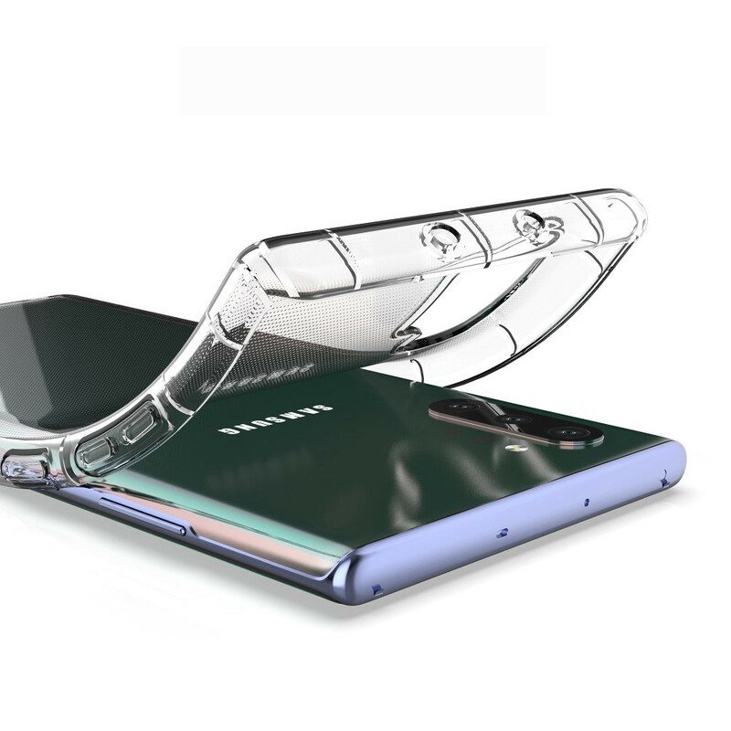 Skal För Samsung Galaxy Note 10 Plus Förstärkt Transparent