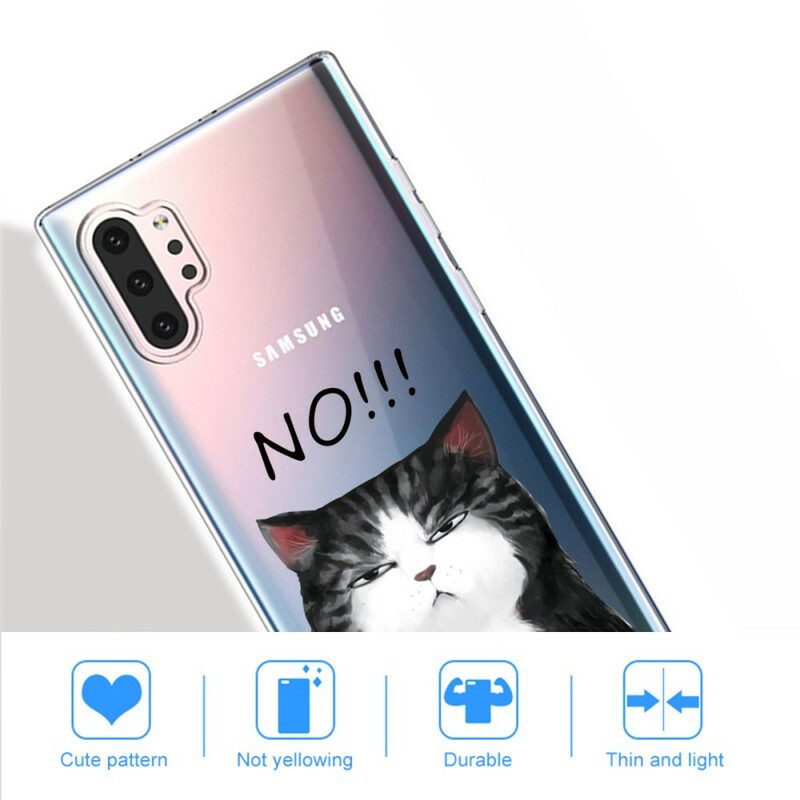 Skal För Samsung Galaxy Note 10 Plus Katten Som Säger Nej