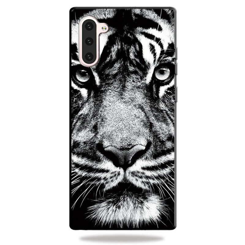 Skal För Samsung Galaxy Note 10 Svartvit Tiger