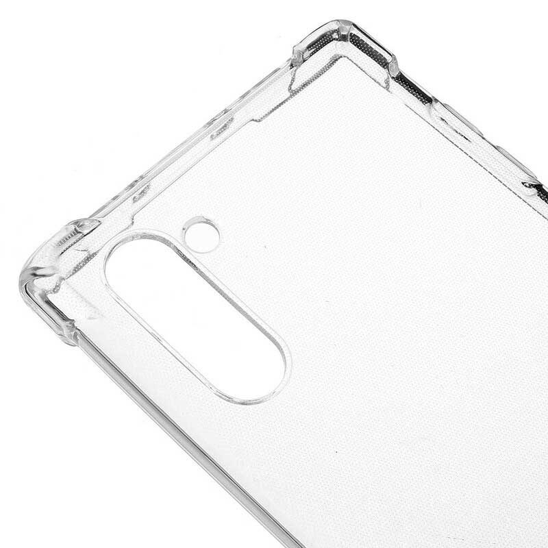 Skal För Samsung Galaxy Note 10 Transparenta Förstärkta Hörn