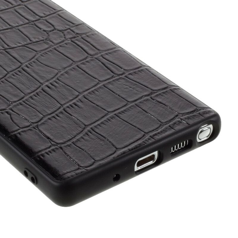 Skal För Samsung Galaxy Note 20 Äkta Crocodile Texture Läder
