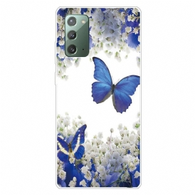 Skal För Samsung Galaxy Note 20 Fjärilar