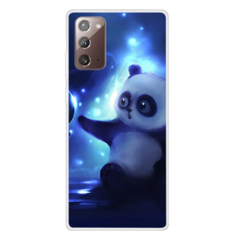 Skal För Samsung Galaxy Note 20 Panda I Rymden
