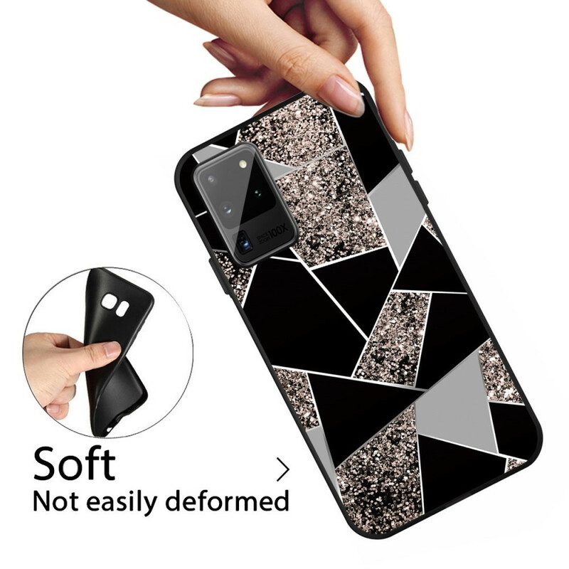 Skal För Samsung Galaxy Note 20 Stiliserad Marmor