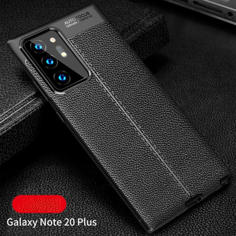 Skal För Samsung Galaxy Note 20 Ultra Flexibel Kolfiberstruktur