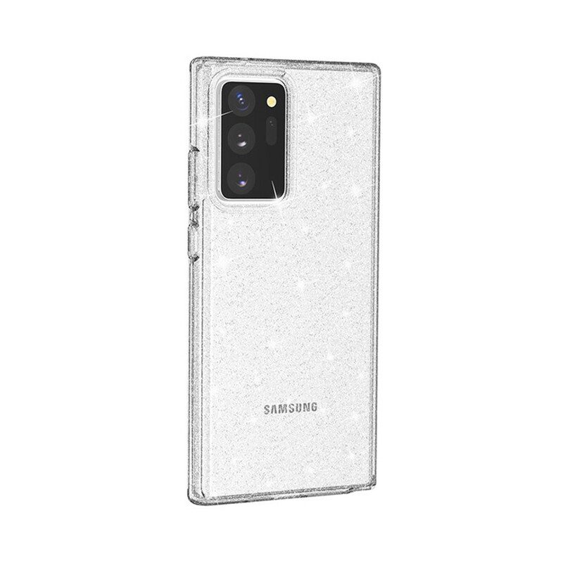 Skal För Samsung Galaxy Note 20 Ultra Glitterpulver