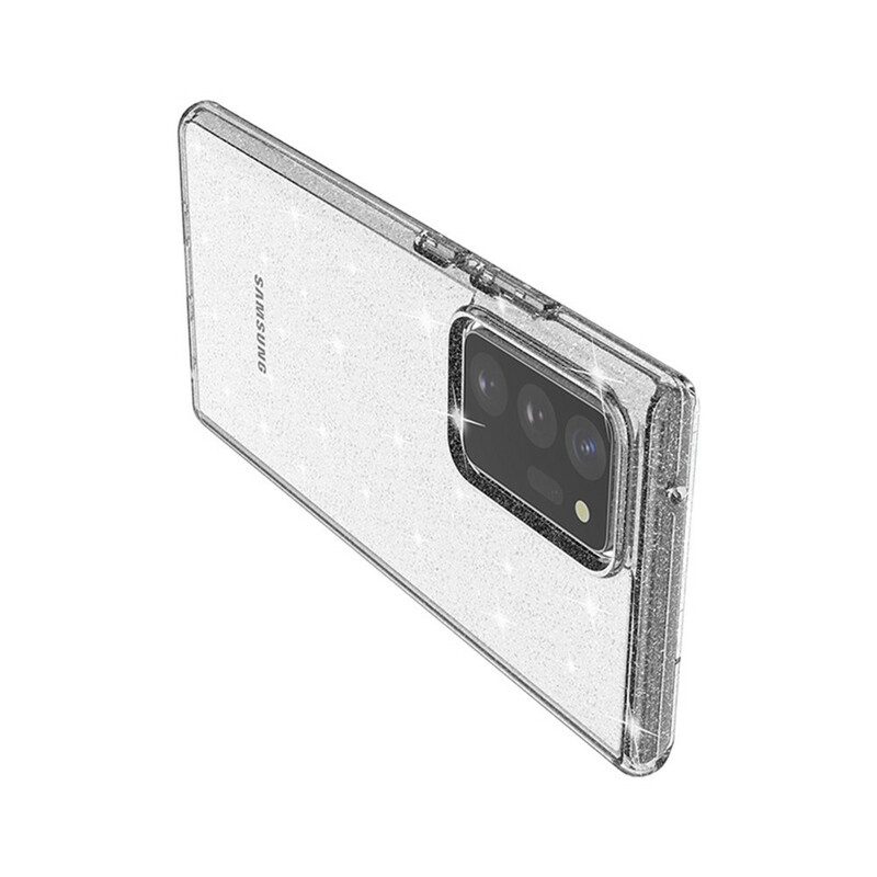 Skal För Samsung Galaxy Note 20 Ultra Glitterpulver