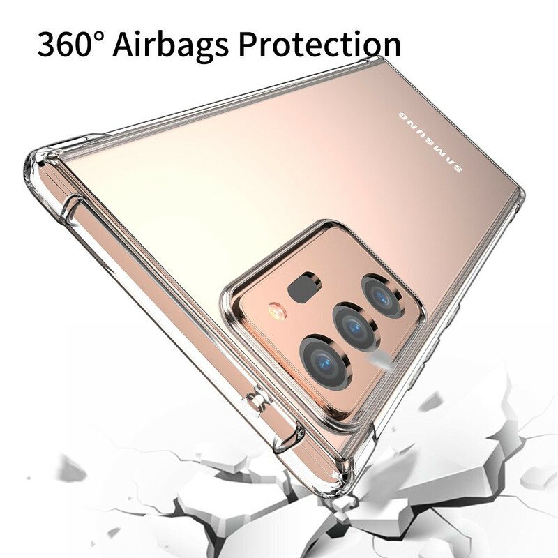 Skal För Samsung Galaxy Note 20 Ultra Transparenta Leeu-kuddar