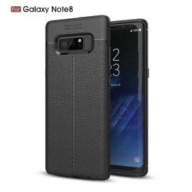 Skal För Samsung Galaxy Note 8 Double Line Litchi Lädereffekt