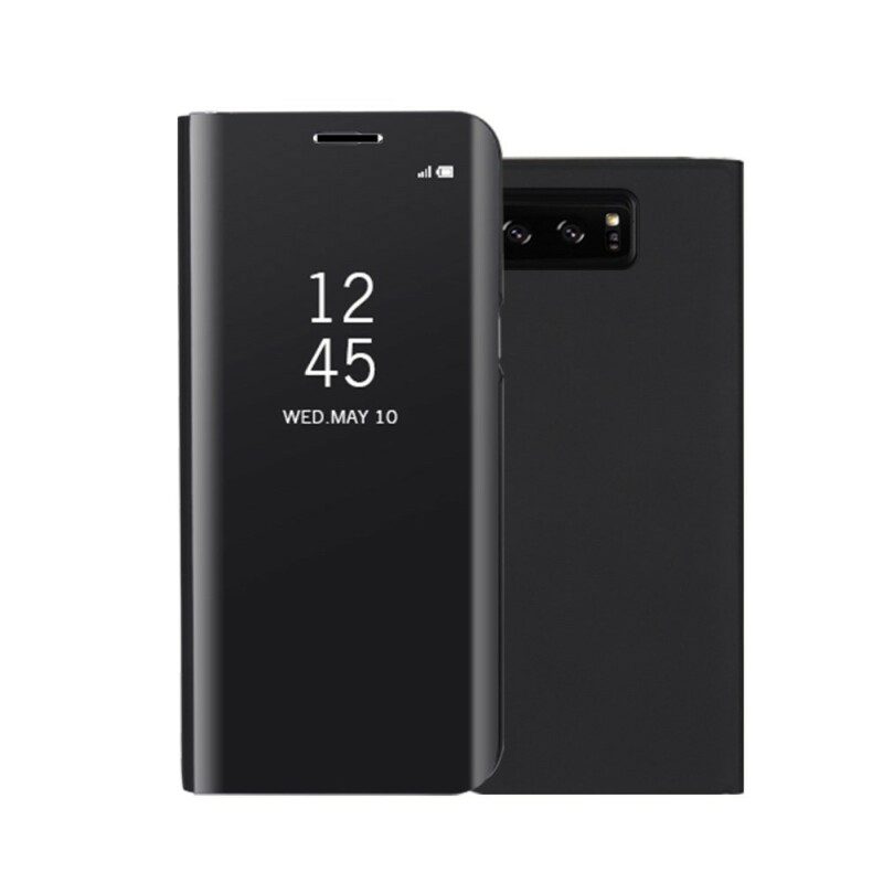 Skal För Samsung Galaxy Note 8 Spegel Och Lädereffekt